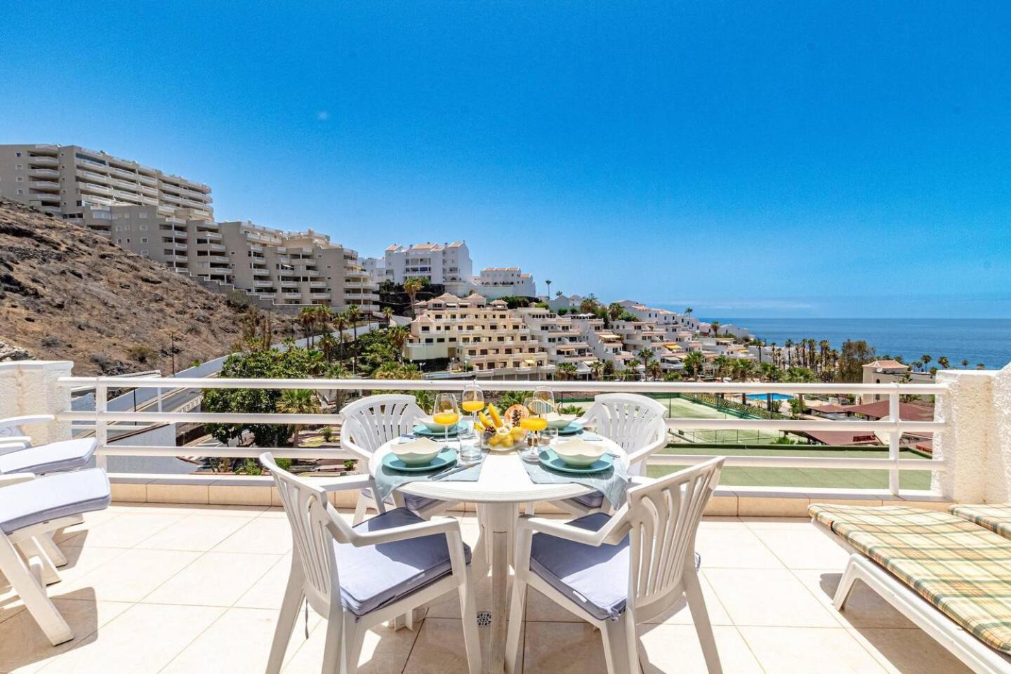 Sunny Oceanview Terrace By Dream Homes Tenerife Acantilado de los Gigantes Exterior foto
