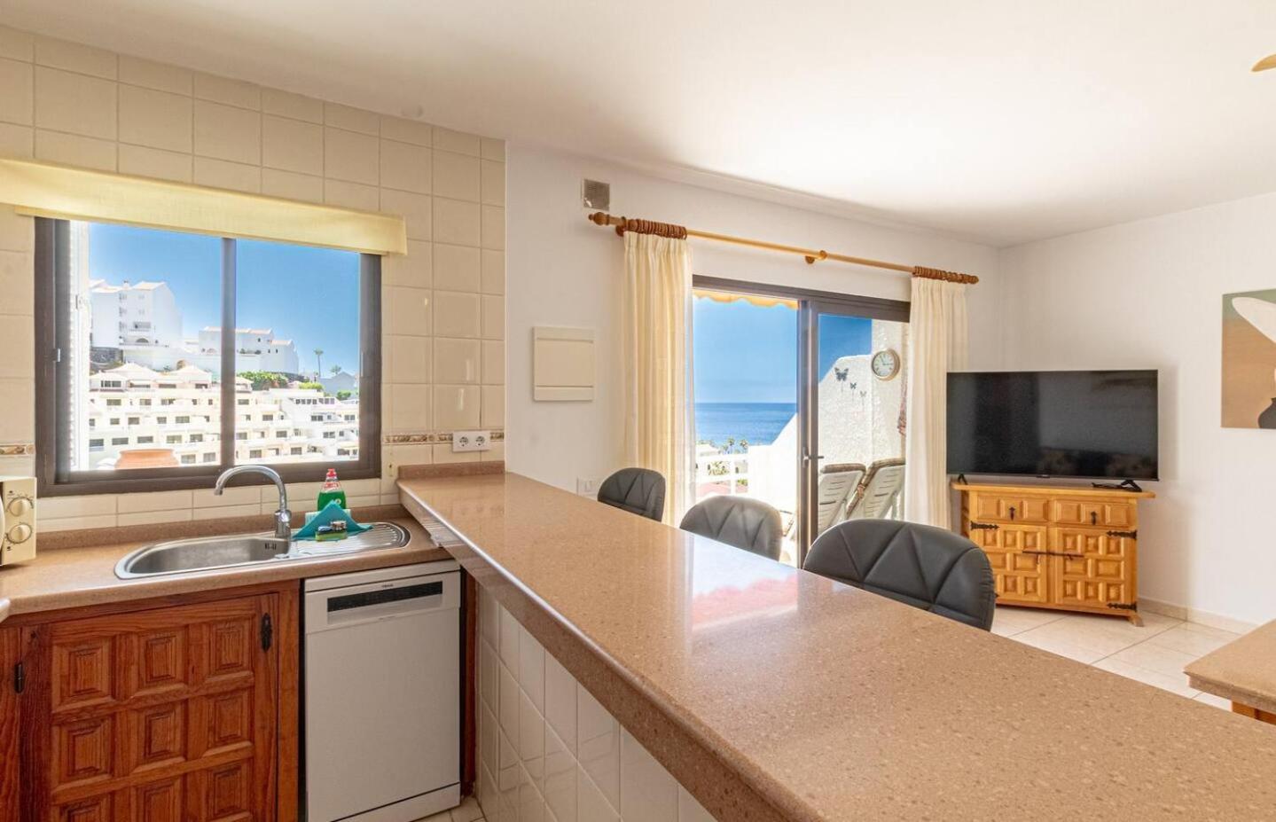 Sunny Oceanview Terrace By Dream Homes Tenerife Acantilado de los Gigantes Exterior foto